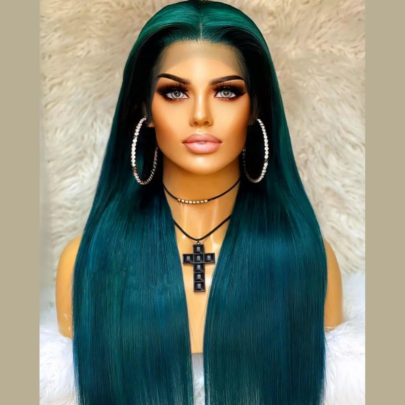 

Hot Sell Blue Wigs Human Hair Lace Front Transparent 13x4 Blue Frontal Wig 100% Virgin Blue Wig With Pre Plucked Hairline