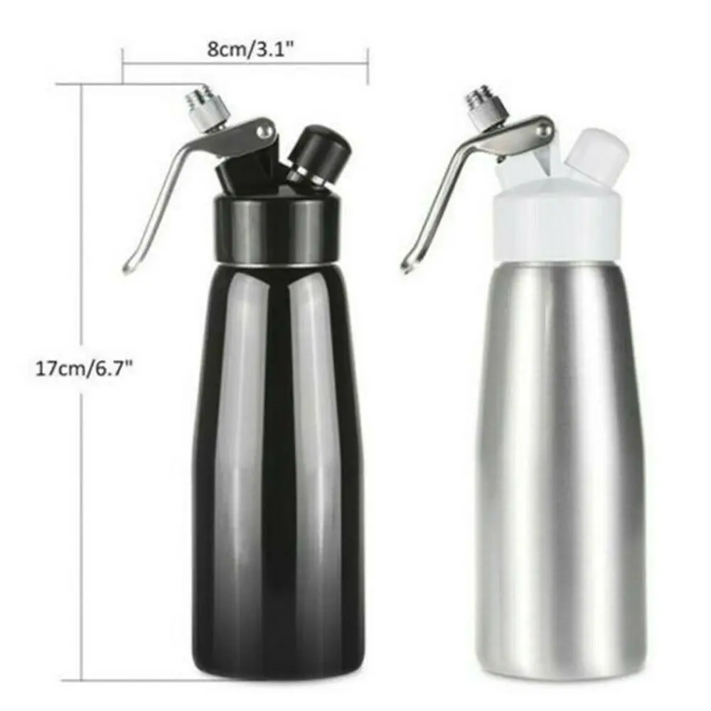 
500ml Whipped Cream Butter Dispenser Whipper Foam Maker Stainless Steel Professional Cream Gun Maker Durable Safe 