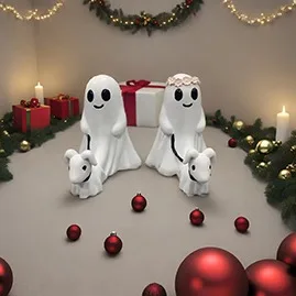 Ghost with dog 