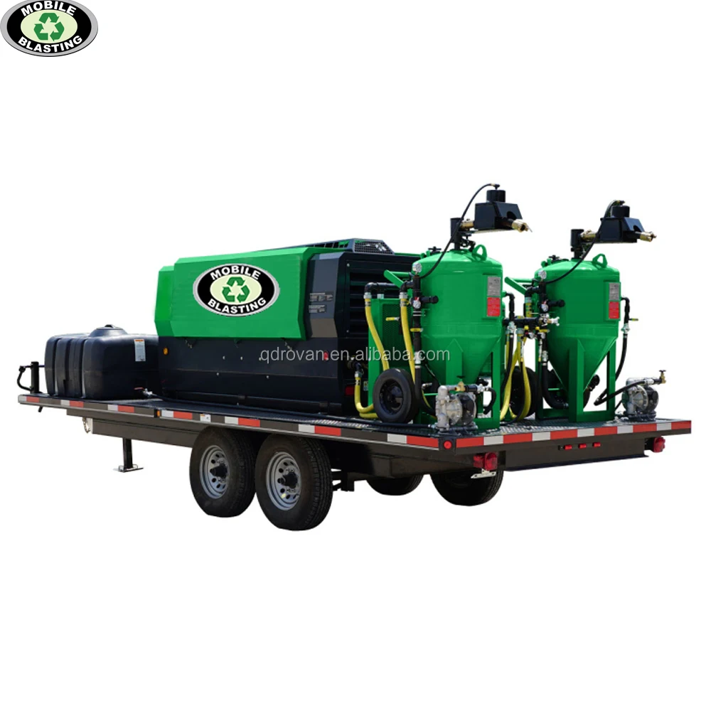 Mobile Dustless Blaster Machine Db225/sand Blasting Machine Used For
