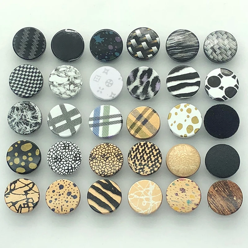 

2021 new style embossed logo custom metal 4-piece spring metal snap button, Customized