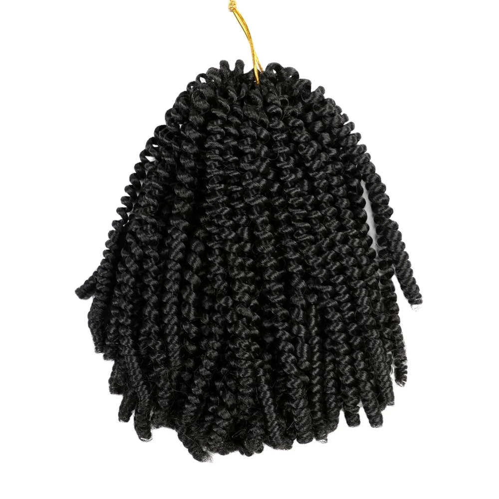 

MYZYR 8'' Bob Spring Twist Crochet Braids Bomb Passion Twists Synthetic Braiding Hair Jamaica Bounce For Women jumbo braiding