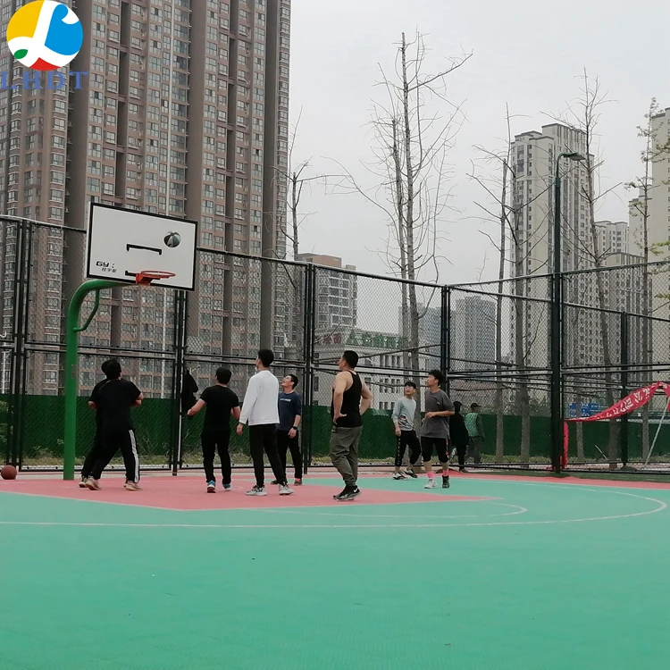 

Outdoor interlocking basketball court sports floor pp tile