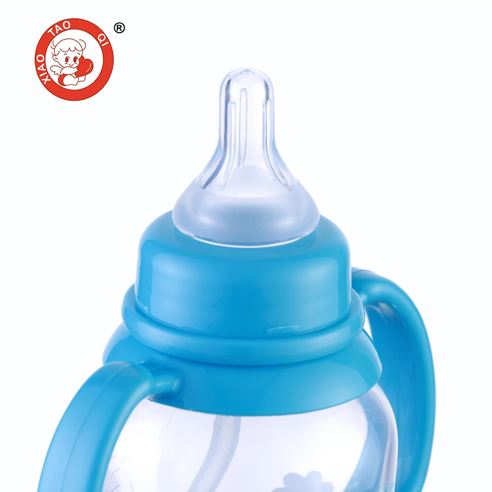 

Best Selling Wholesale Price High Quality BPA Free Standard Neck With Handles Plastic Baby PP Feeding Bottle, As picture or customized