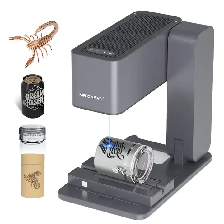 Auto Focus Mini Portable CNC Engraving Machine for Non-metallic Material Adapt Computer and Mobile Phone