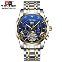 

TEVISE T9005F Luxury Wrist Watches For Men Automatic Mechanical Calendar Business Stainless Steel Brand Watch