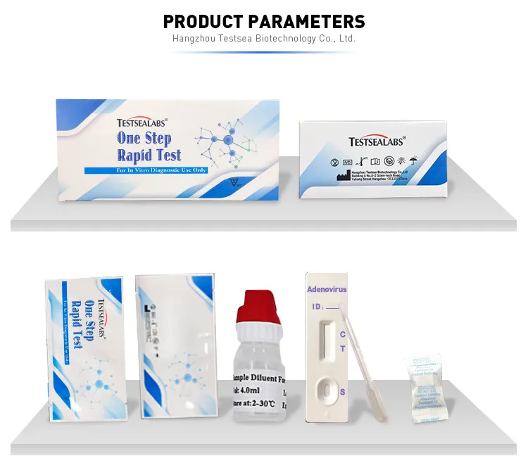 Testsealabs Accurate One Step Rapid Diagnostic Test Kit Rapid One Step Test Strip Adenovirus Test