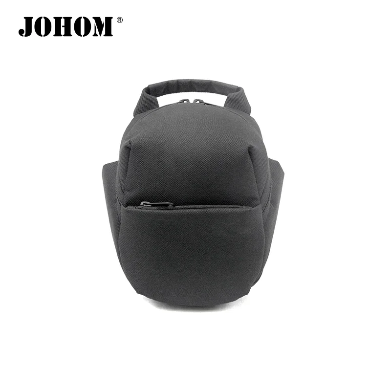 
2020 New Design Fashionable Sewing Polyester Black Small Camera Bag Crossbody Sling Durable High Quality Man/Woman 