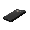Portable high performance external plastic black hard disk drive