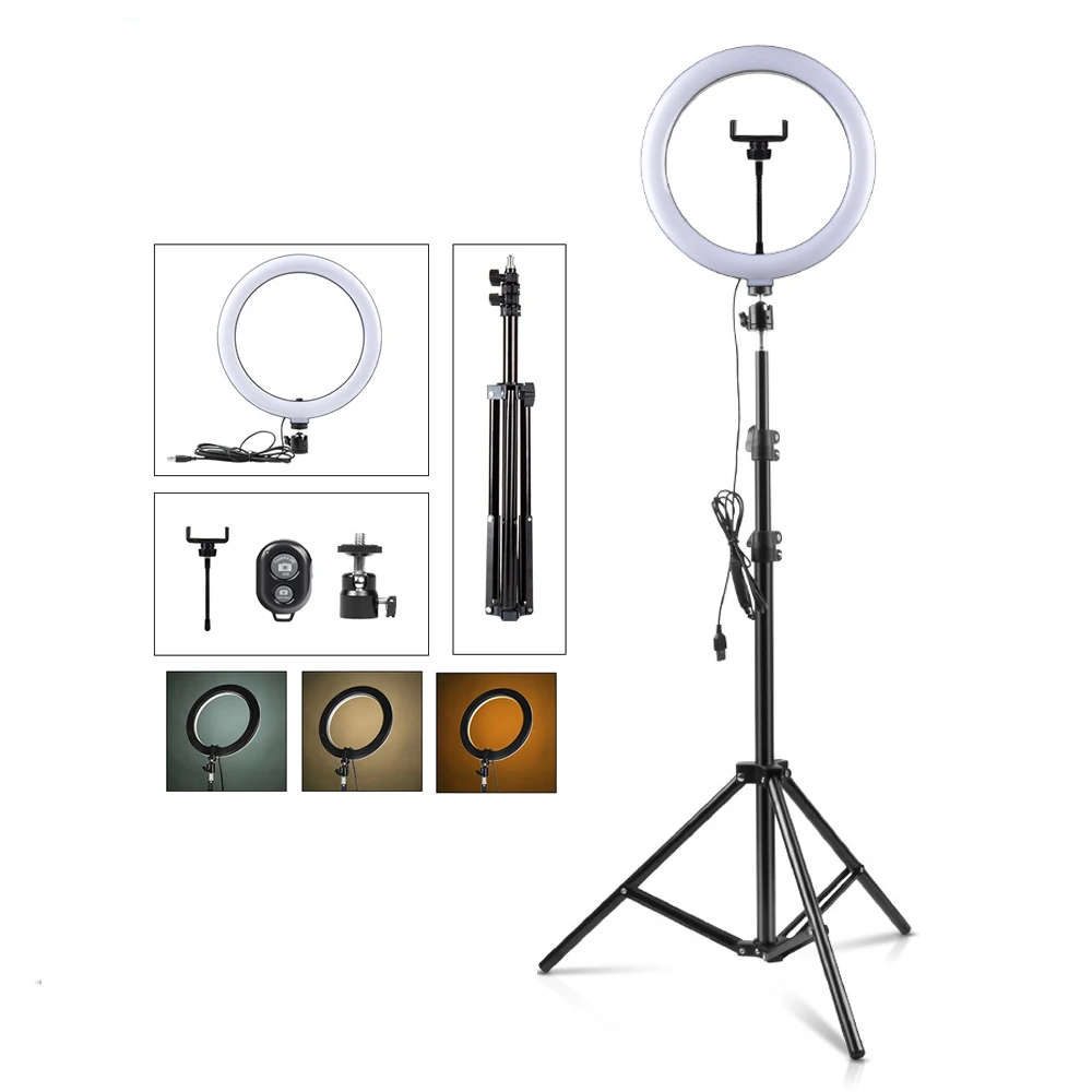 

Wholesale Ring Light 18 For Sale Live Stream Dimmable Beauty Ringlight Makeup Light Ring With Tripod Stand