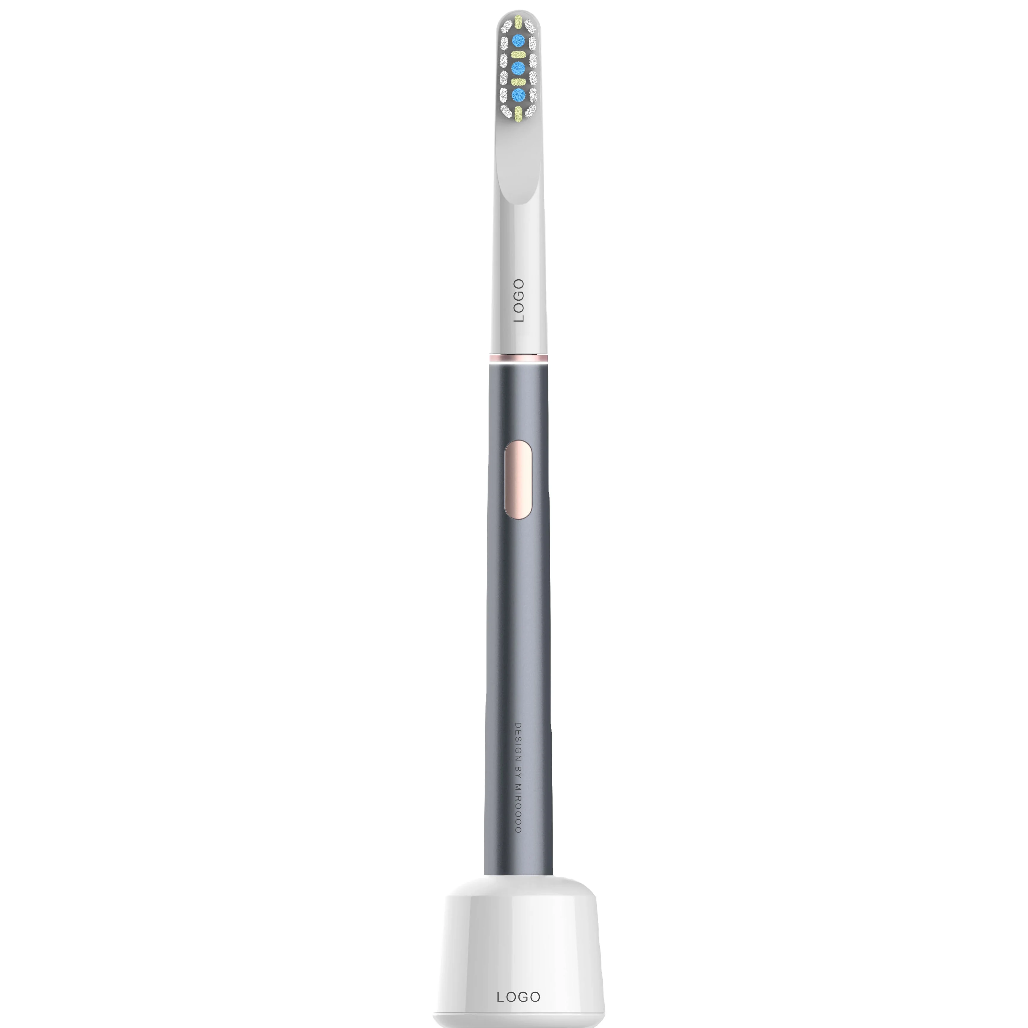 

LULA Wireless rechargeable Electronic Toothbrush Adult Alloy Design Sonic Toothbrush With Private Label Travel Box