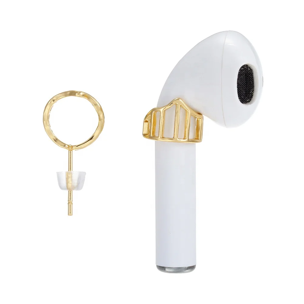 

Eico 2021 Fashion Earring Earphone Crown Studs Earring Interesting Earphone Earring Studs For Women And Men