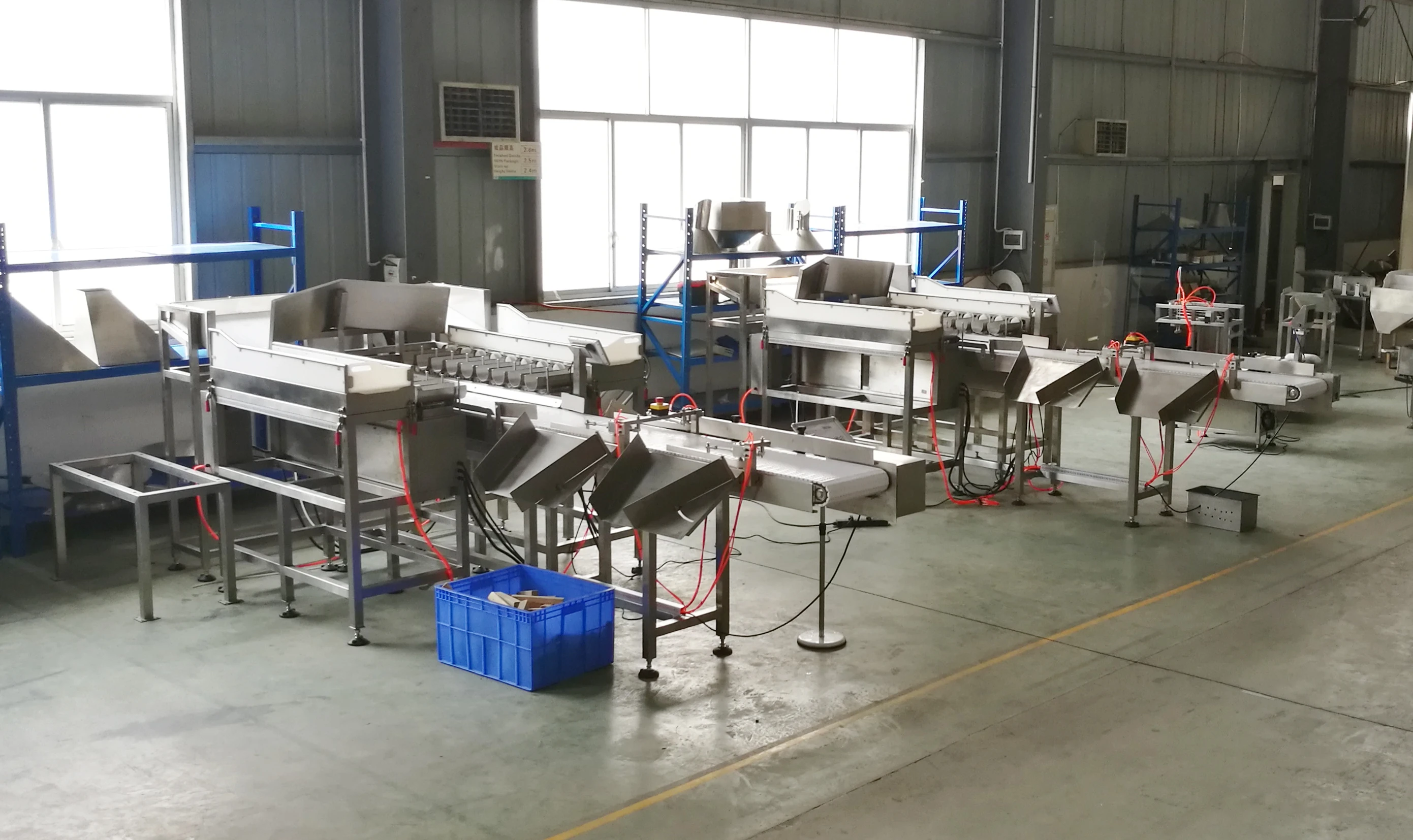 CE Automatic Frozen Fish Fillet/Seafood 18 Head Linear Combination Weigher/Multihead Weigher