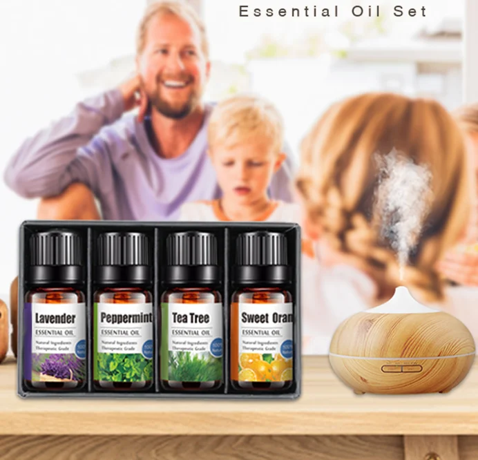 

Private label set essential oil 100% pure gift set skin care 10ml essential oil set