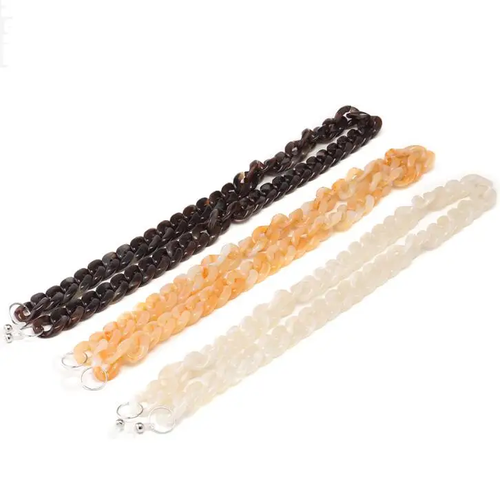 

Simple Design Resin Leopard Hawksbill Acrylic Shell Glasses Sunglasses Chain