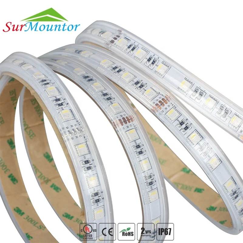 Color Changeable IP67 Waterproof RGBW LED Strip Tira de Luces LED 5m 5050