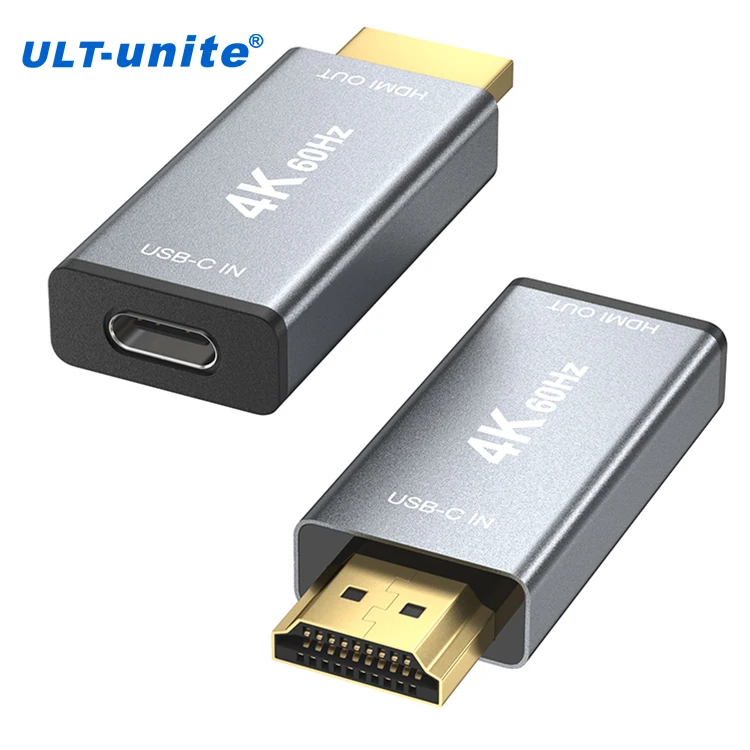 

ULT-unite 4K 8K high resolution USB Type C Female to HDMI Male Adapter hdmi to USB type c Premium Converter