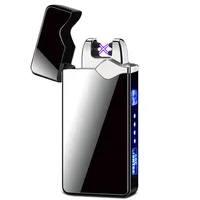 

Fren Windproof Cross Plasma X Arc Lighter USB Rechargeable Flameless Electronic Cigarette Lighter Metal Custom Logo Lighter