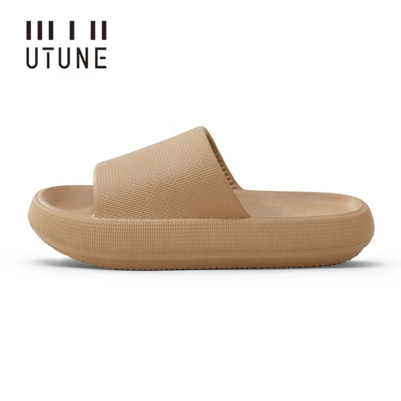 

UTUNE Dropshipping Slides Size 13 Summer Indoor Beach Yeezy Slides Custom Logo Soft Platfoam EVA Man Slippers Yeezy Shoes, Multi color