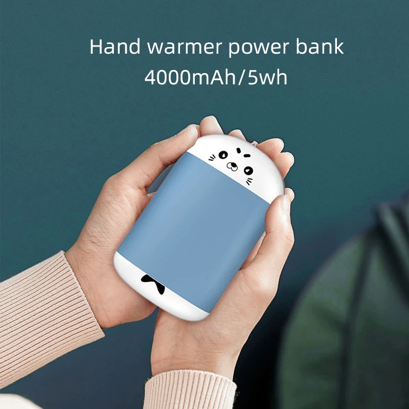 pocket heater hand warmer power bank,mini hand warmer power bank for outdoor indoor