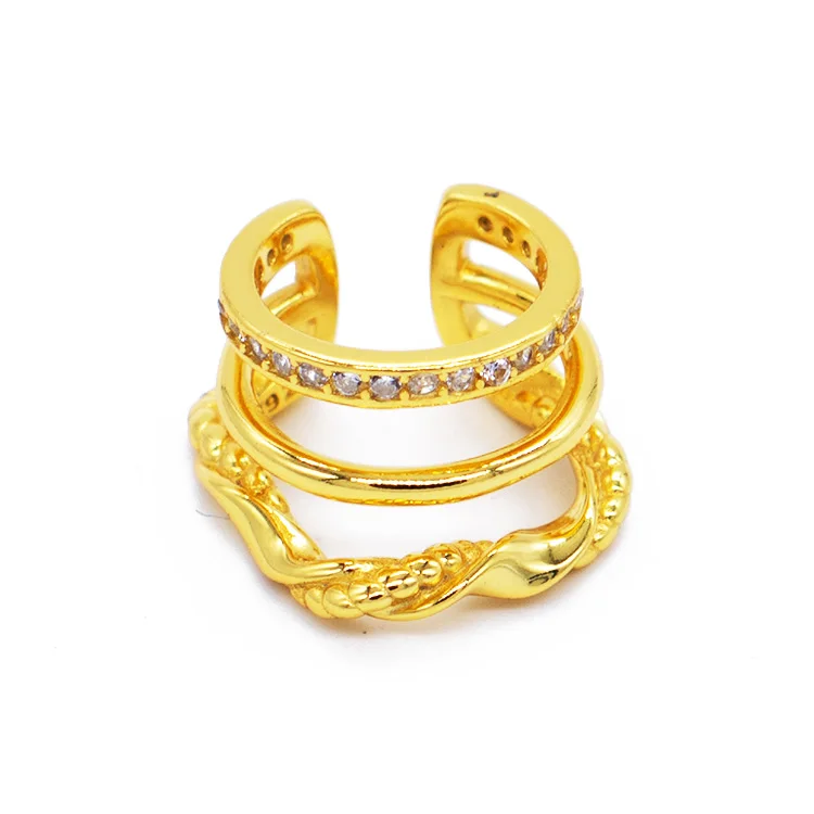 

Customized Design silver snake earring gold plating ear cuff earrings