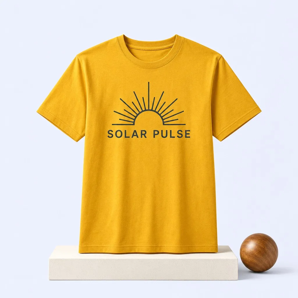 Mustard Yellow Solar Pulse T-Shirt