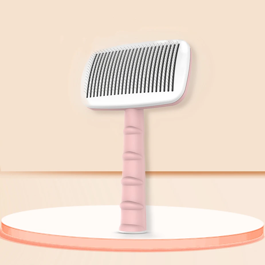 

OEM Spazzola Per Animali 97.5g 105x173mm Pet Needle Comb Self Cleaning Slicker Brush For Dogs Hertzko Grooming, Pink, green, black