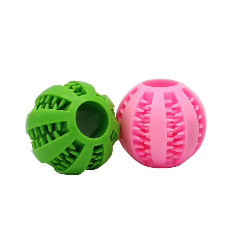 
Factory Wholesale Rubber Non-Toxic Dog Tooth Chew Toy Interactive Dog Food Treat Dispensing Chew Toy Ball 