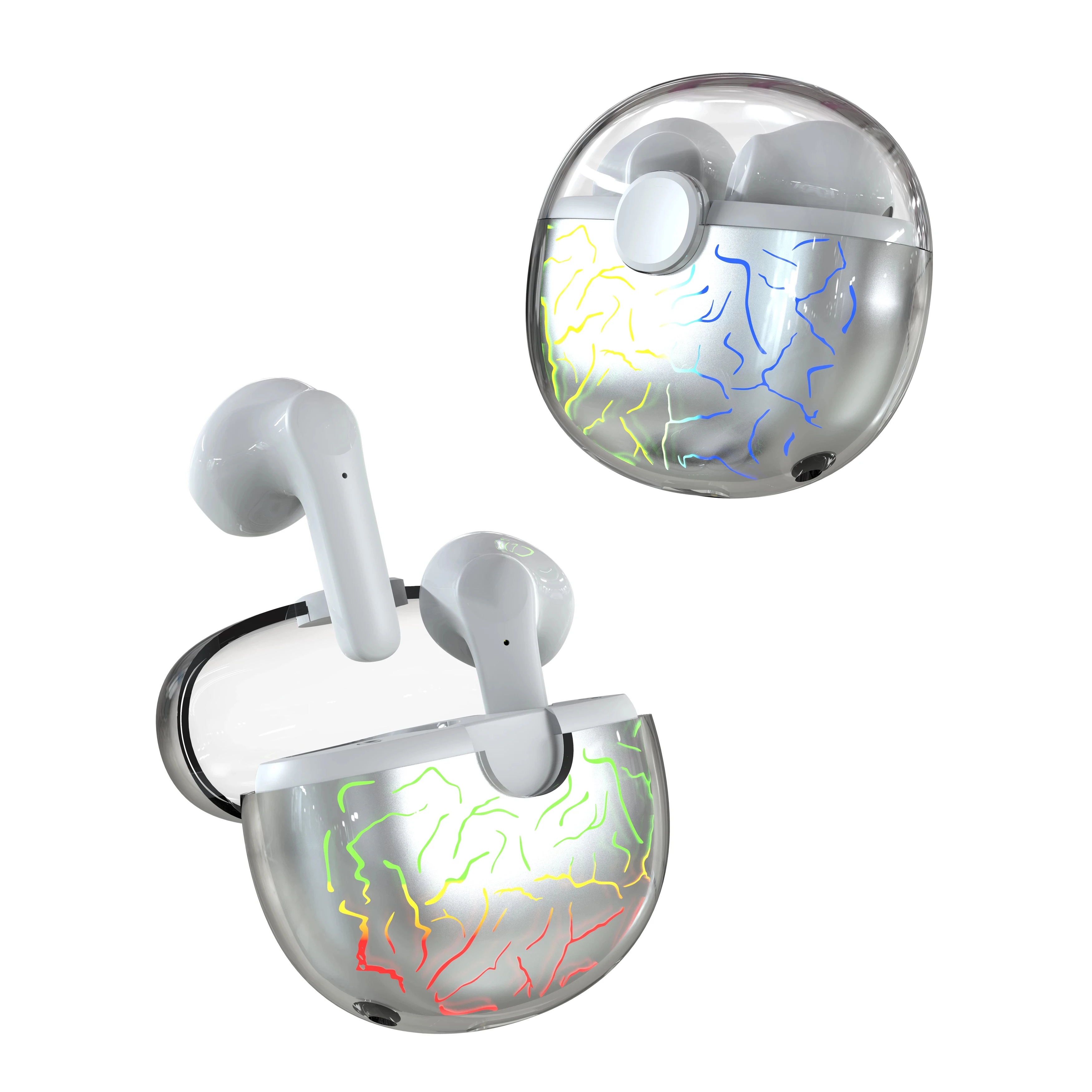 

VG58 TWS Color Breathing Light Headsets Gaming BT-compatible 5.1 Earphones Smart Touch Earbuds Stereo Sports Earbuds