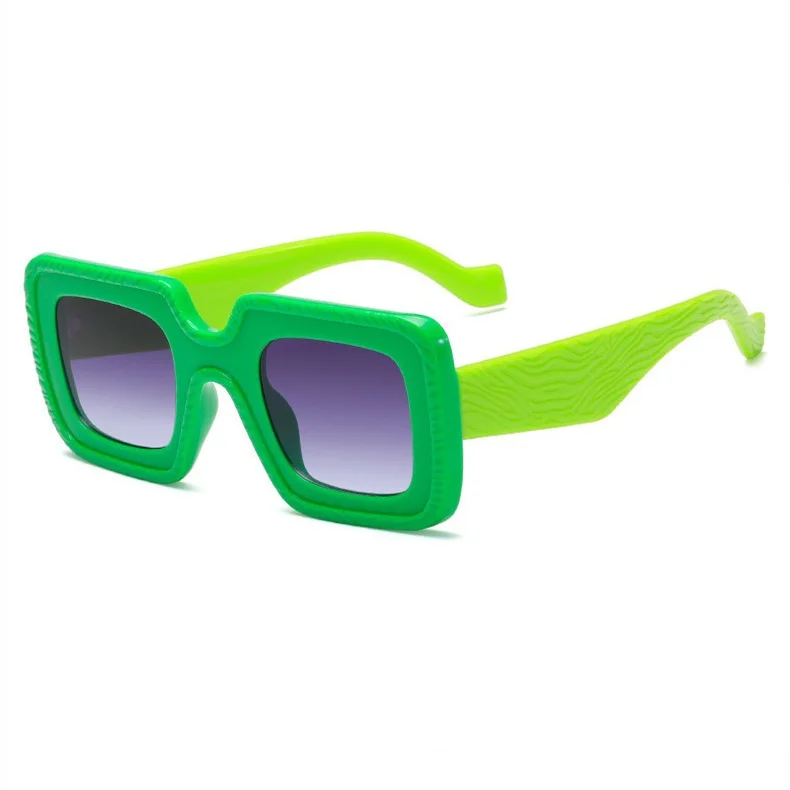 

Unique Uv400 Cheap Square China for Women Green Sunglasses Custom Logo