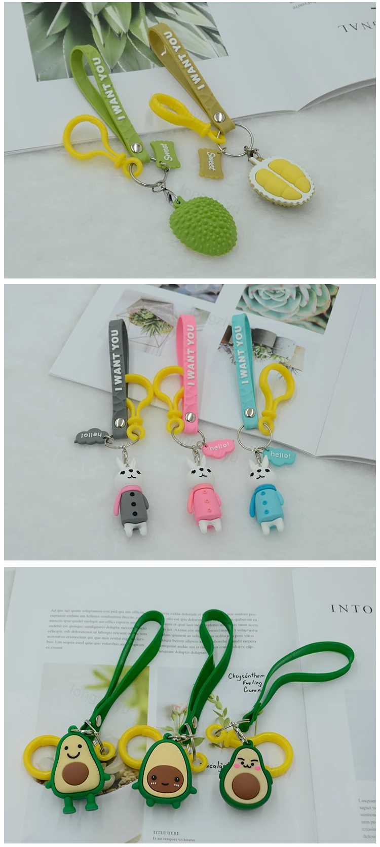 Longzhiyu 14 Years Ribbon Keychain Manufacturer Professional Custom
