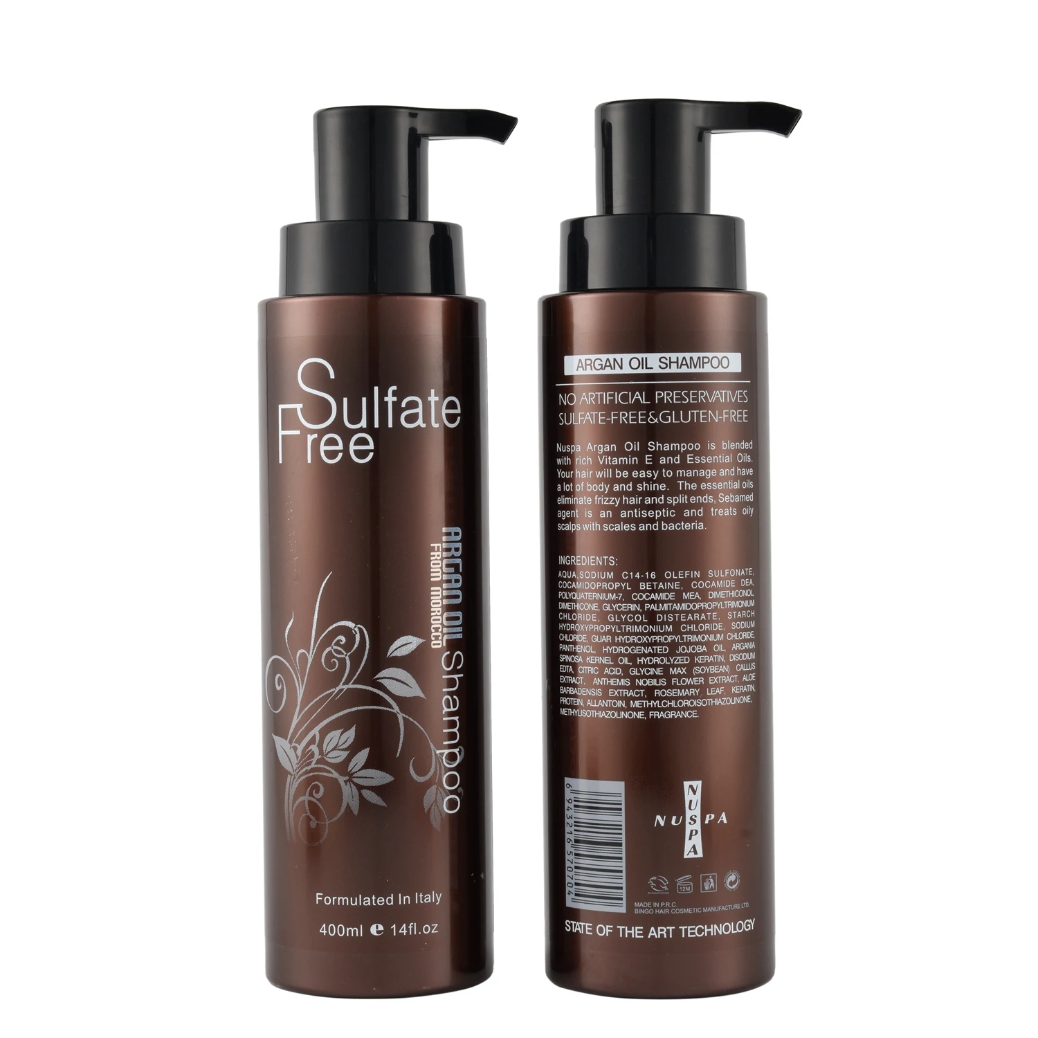 

OEM Sulfate-free Shampoo Conditioner Refreshing Anti Dandruff Fluffy Argan Oil Shampooing