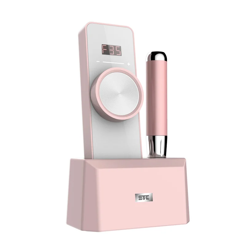 

Manicure Nail Machine Supply Professional Electric Nail File Pink Rechargeable Brushless Portable Nail Drill 35000 Rpm