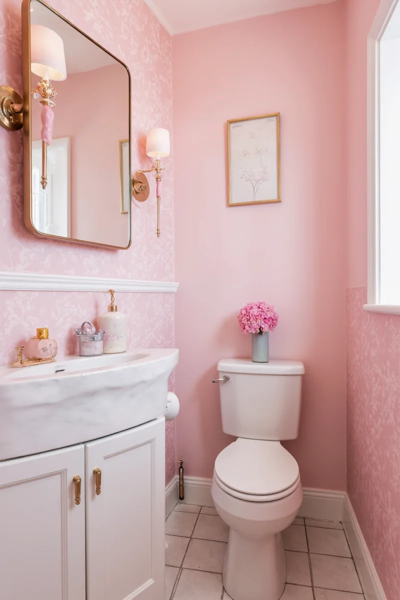 pink bathrooms a sweetly sophisticated twist for your family friendly home decor