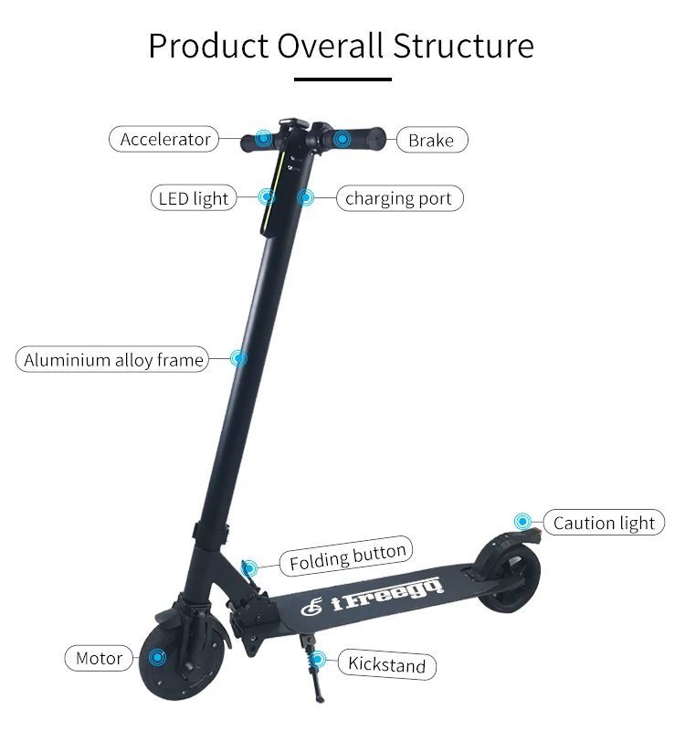 

Single motor folding electric mobility scooter Adult
