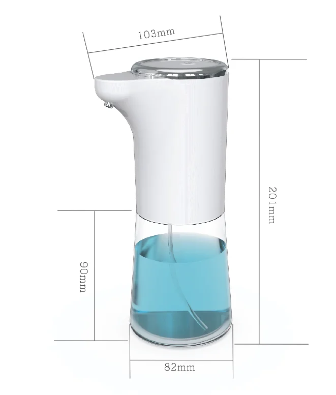 
Electric touchless alcohol gel dispenser automatic foam soap dispenser intelligent table top water bottle soap dispenser 