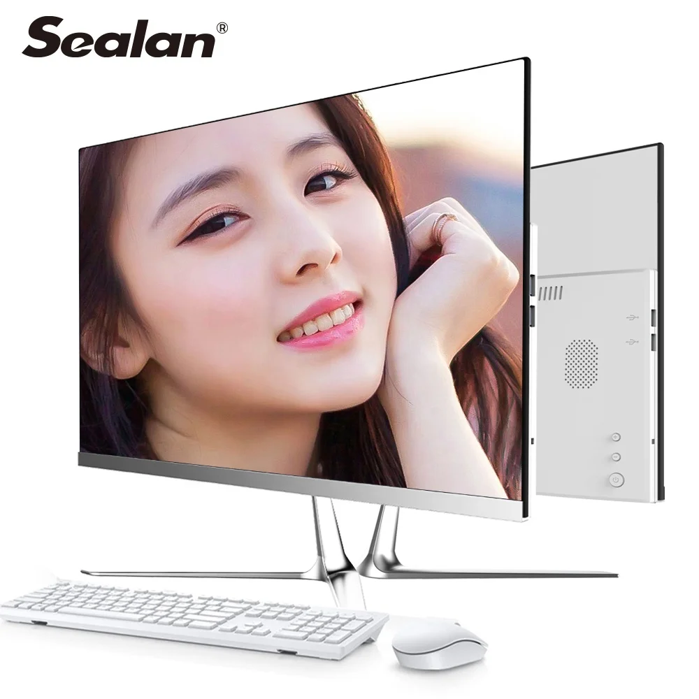

23.8'' gaming pc aio barebone system desktop computer hm87 no cpu all in one pc 23.8inch gaming all in one pc
