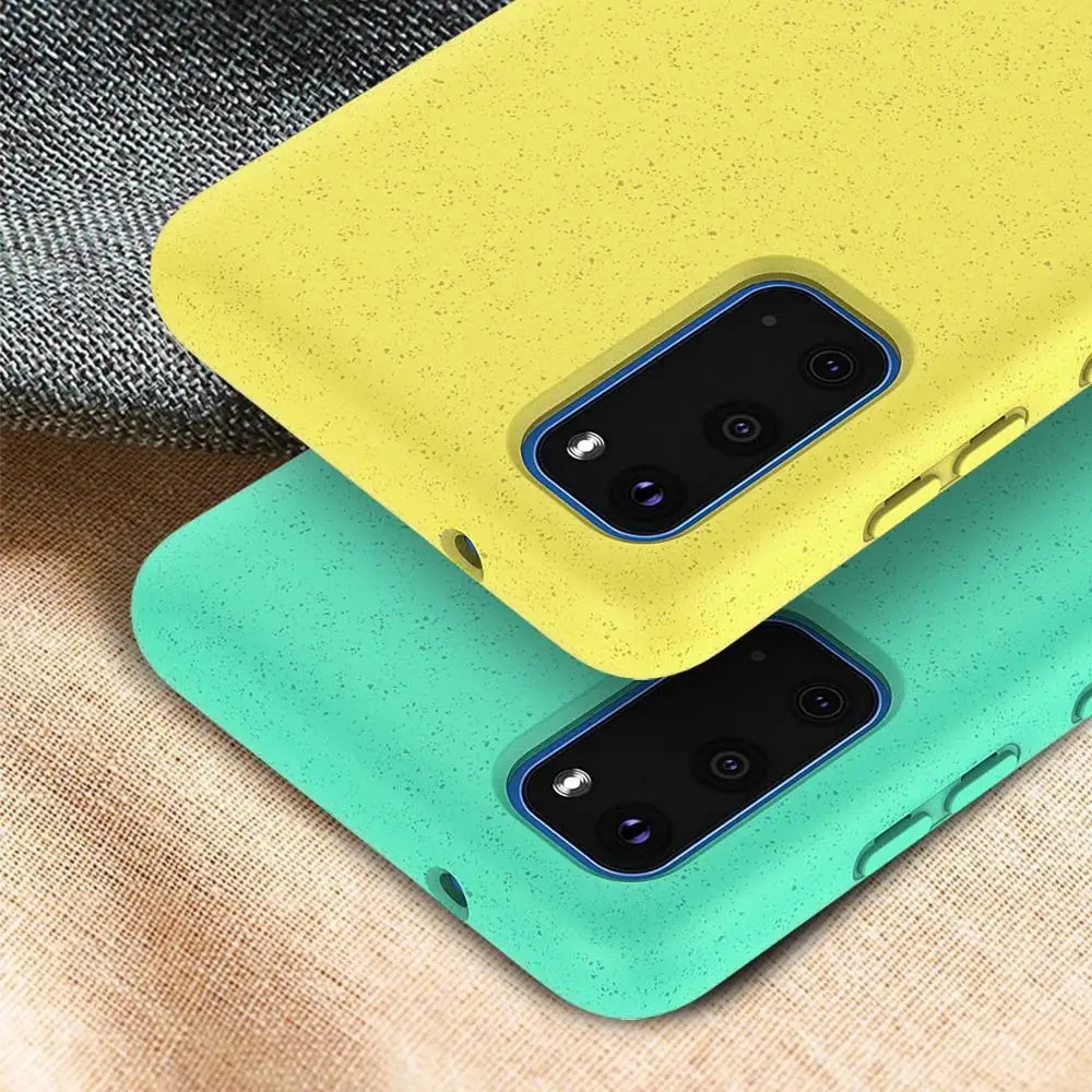 

ECO Friendly Wheat Straw Biodegradable Phone Case For Samsung S20 Plus