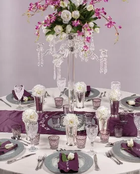 Mh 1469 Table Decorations Centerpieces Wedding Crystal Tall