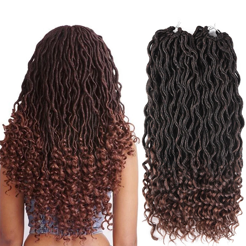 

Synthetic Braid Twist Crochet Hair Curly Ends Wavy Dreadlocks Crochet Braiding Hair