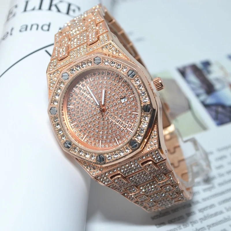 

Womens Watches In Wristwatches With Bracelet Montre Bracelet Femme Diamond set watch women