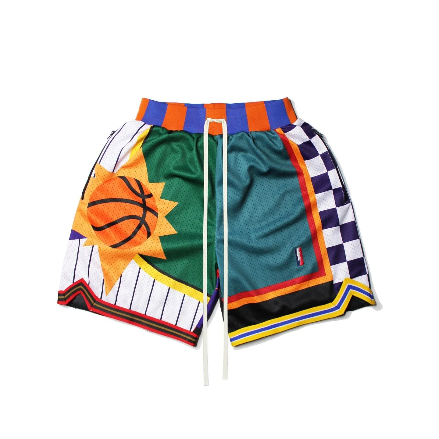 

brand all over printing double side custom basketball shorts mesh