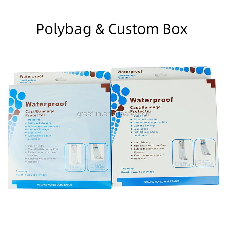 Waterproof Leg Cover Water Proof Cover Reusable Cast Cover For Shower