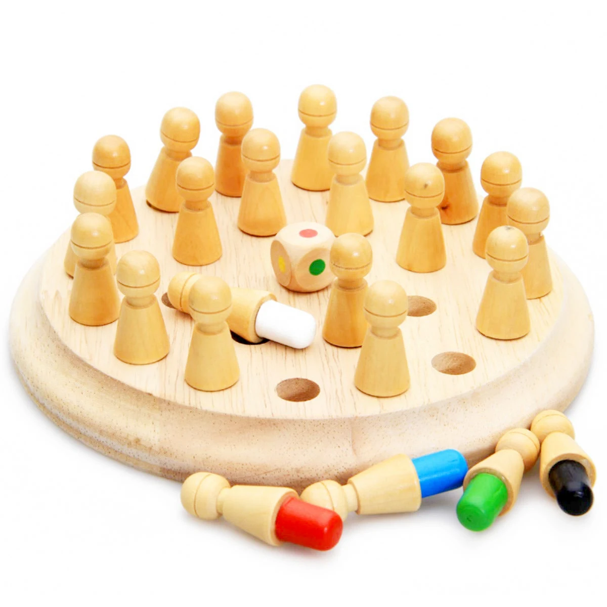 

Hot Sale 3d Wooden Memory Match Stick Chess Game Kids Montessori Toys Color Cognitive Set Parent Child Interaction Game Toys