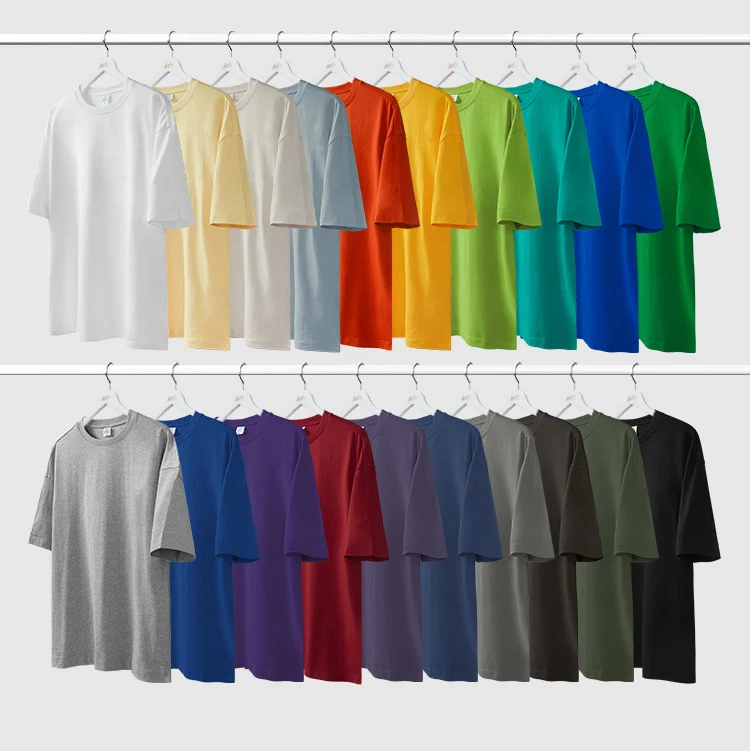 100% Cotton Drop Shoulder T Shirt