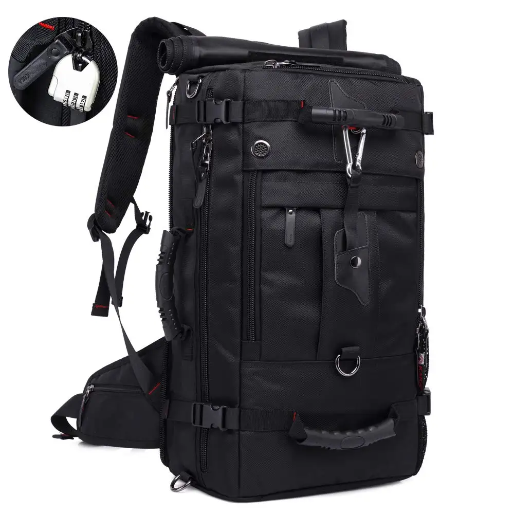 

Large Capacity Travel Backpack Anti Theft Laptop Backpack Multifunctional Men Women Daypacks Shoulder Bag Duffle Bag Backpack, Black or customized