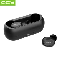 

Original QCY qs1 TWS 5.0 Bluetooth headphone 3D stereo wireless earphone with Hybrid Technology dual microphone