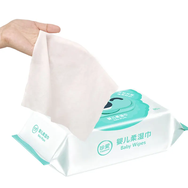 

RTS BB26 Factory Baby Wipes 80pcs Cotton Wipes Baby Wipes Organic Bamboo