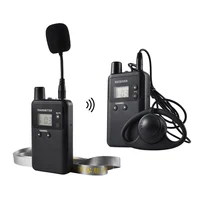 

Wireless UHF walkie talkie tour guide system for conference teaching tourism