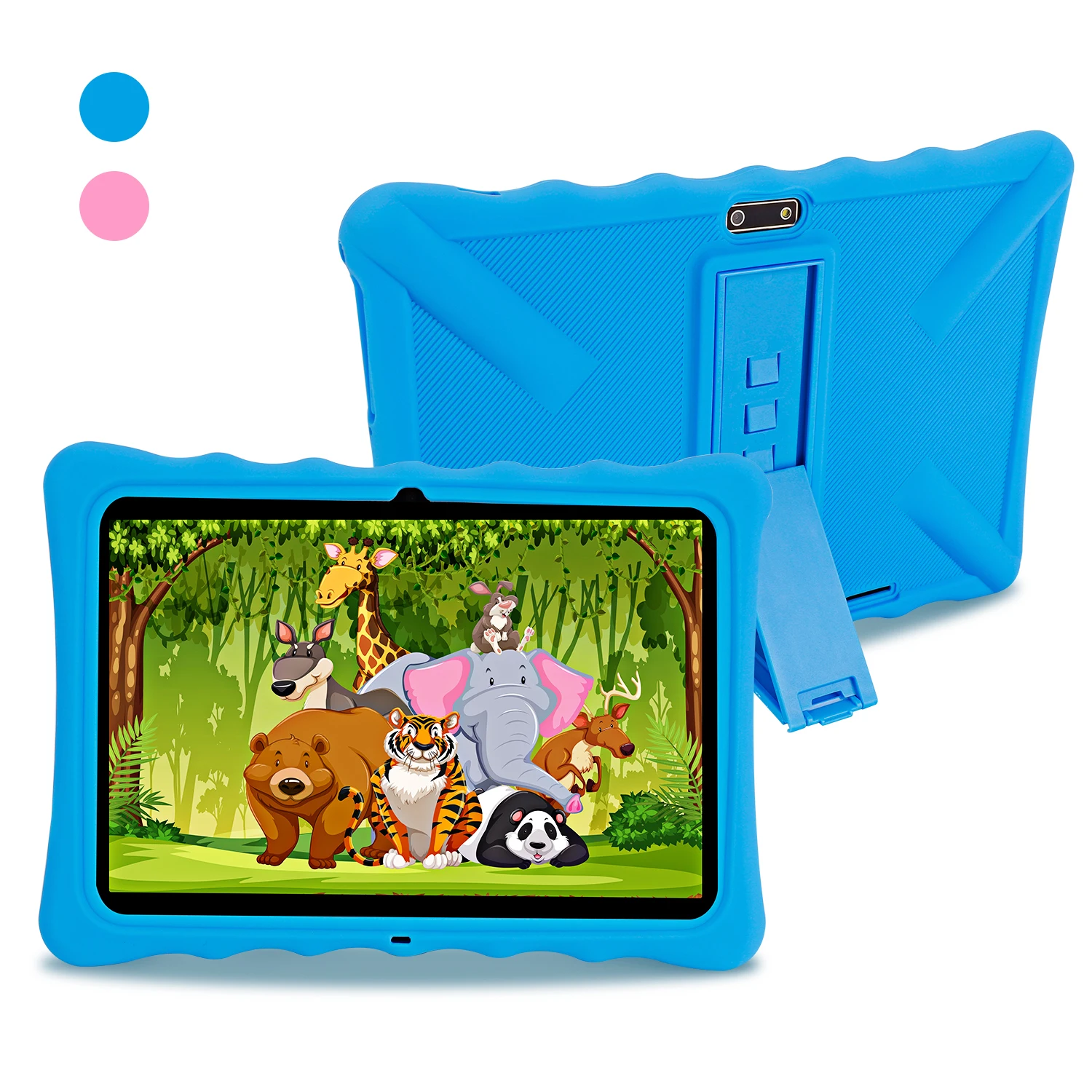 

Kids Pad 10.1 Inch Android Tablet That Can Put Sim Card 10inch Tablet With Silicone Cases Stand